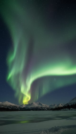 Ultra-Realistic Aurora Borealis Night Sky