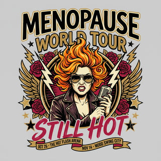 Vintage Rock Menopause Tour Design