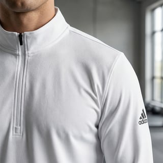 Ultra-Realistic Adidas Pullover Close-Up