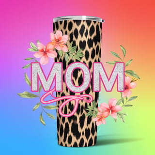 Neon Cheetah Print Tumbler Wrap