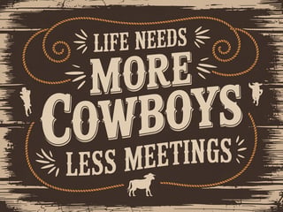 Vintage Western Typography Design