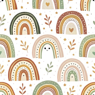 Boho Rainbows with Minimalist Ghosts