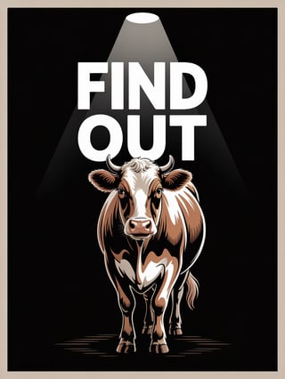 Bold FIND OUT Graphic Design