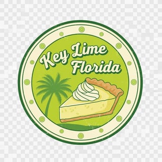 Vintage Key Lime Florida Badge