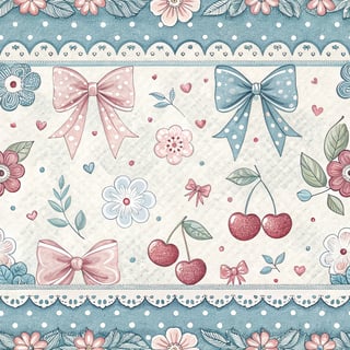 Coquette Nursery Chic Pattern
