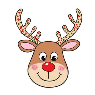 Cute Cartoon Reindeer Illustration