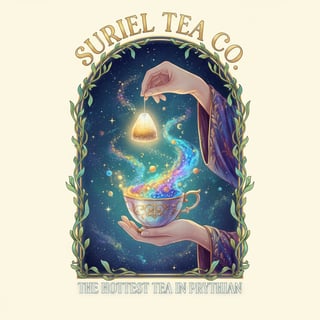 Celestial Suriel Tea Co. Illustration