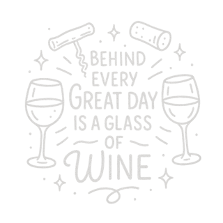 Wine Mom Line-Art T-Shirt Design