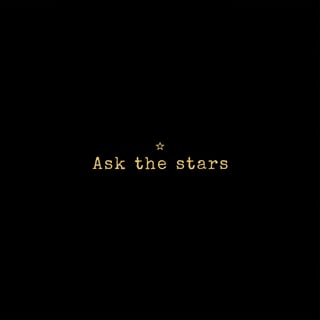 Vintage Typewriter Quote 'Ask the stars'