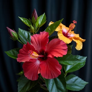 Hyperrealistic Hibiscus Bouquet 4K Wallpaper