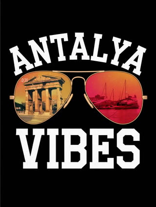 Antalya Vibes T-Shirt Design