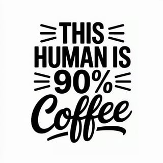 Minimalist Coffee Quote Design