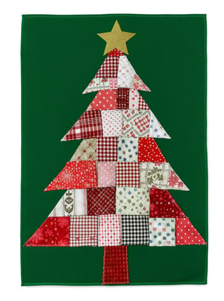Festive Patchwork Christmas Trees