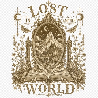 Lost in Another World — Vintage Engraving