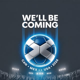 Cinematic Scotland Soccer Fan Design