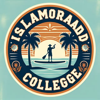 Islamorada College Preppy Logo Design