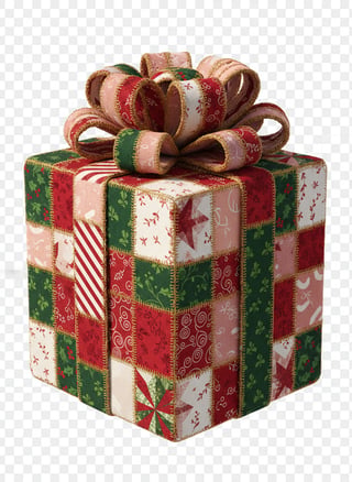 Vivid Patchwork Christmas Gift