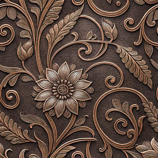 Embossed Leather Father's Day Texture