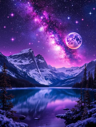 Surreal Landscape of Glacier National Park