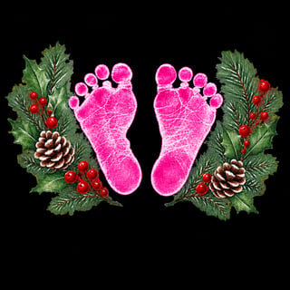 Pink Footprints Image Edit