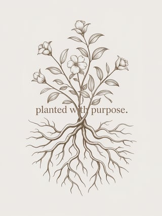 Botanical Chinoiserie T-Shirt Design