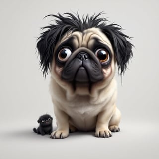 Hyperealistic Digital Art of Pug