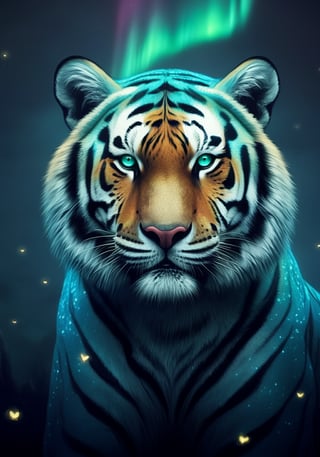 Mesmerizing Glass Tiger Illustration
