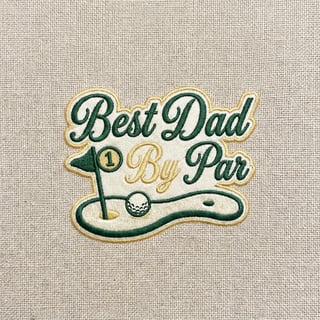 Vintage Embroidery Golf Design