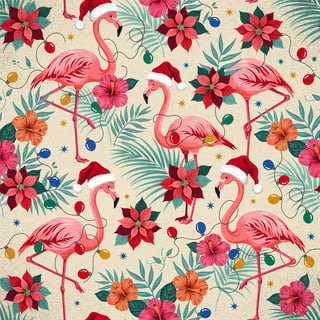 Vintage Florida Flamingo Tumbler Wrap