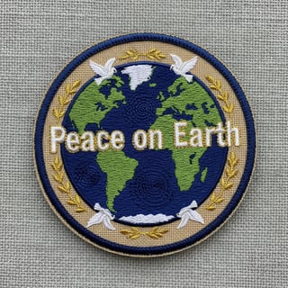 Peace on Earth Globe Patch