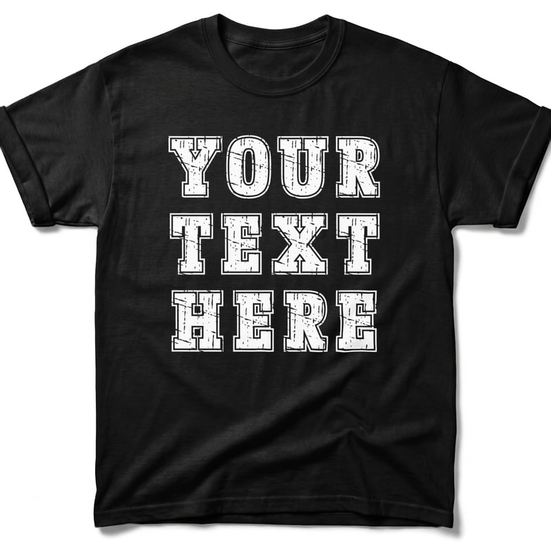 Leterring Color Custom Text Shirt - MyDesigns Demo Store