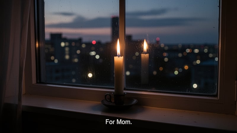 Candlelight Still Life at Dusk