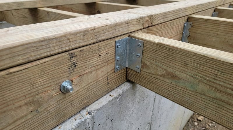 Rim Joist Connection Safety Detail