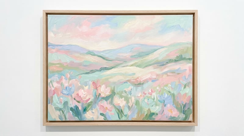 Airy Pastel Painting with Soft Brushstrokes