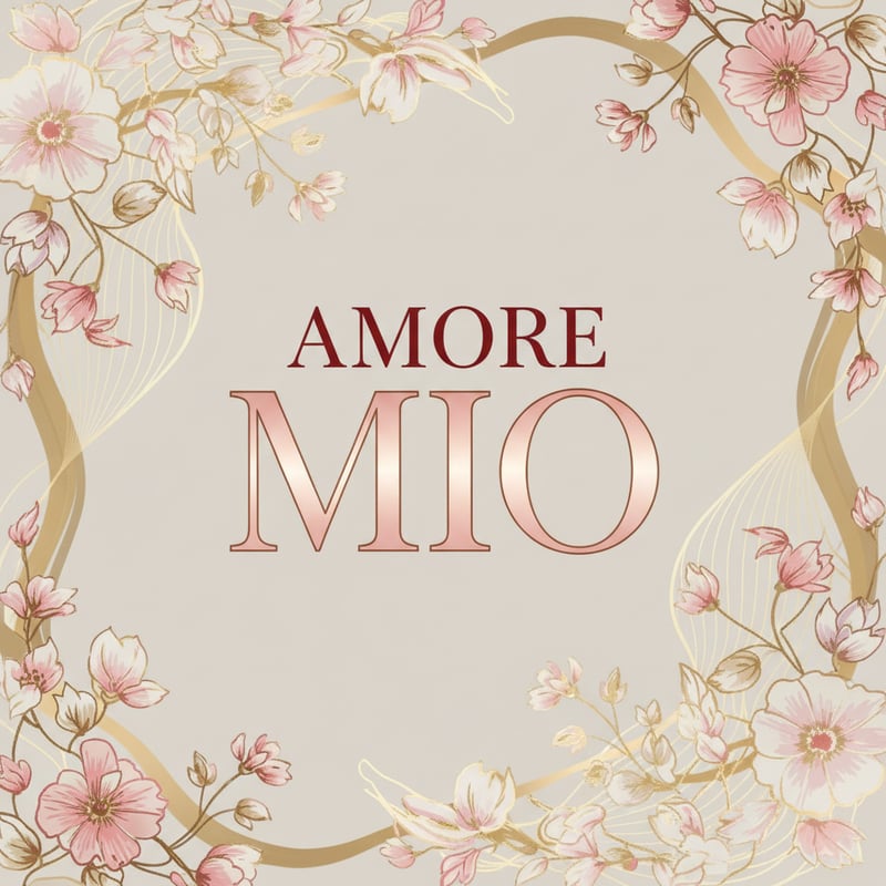 Champagne Gold and Rose Fashion Design