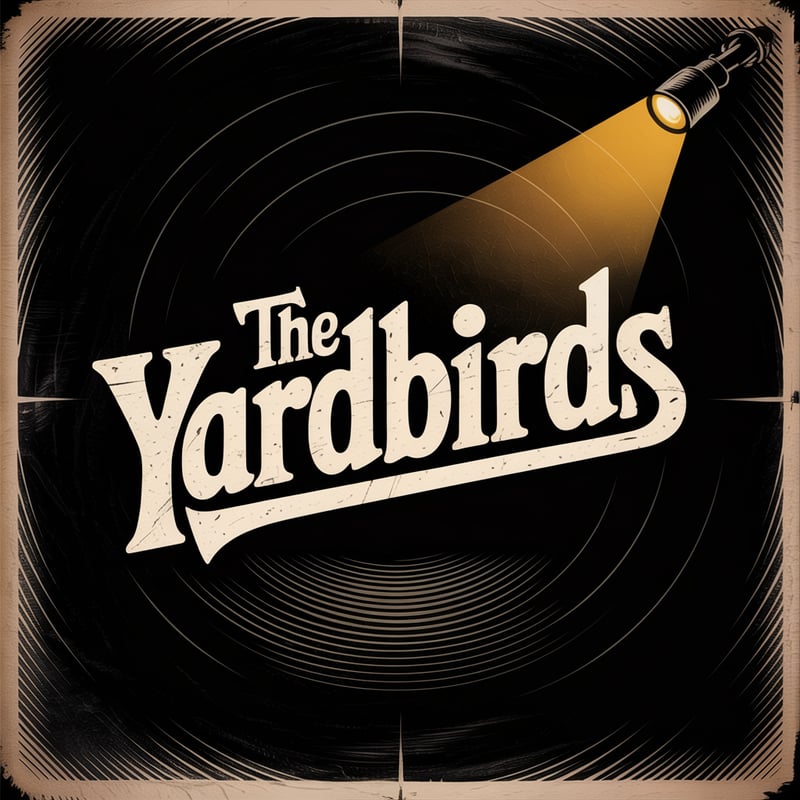 Vintage Yardbirds Band Cover Design