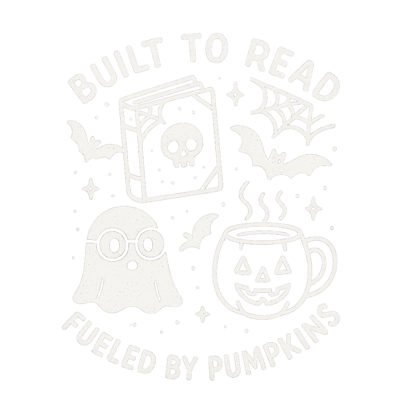 Spooky Reading Badge T-Shirt Design