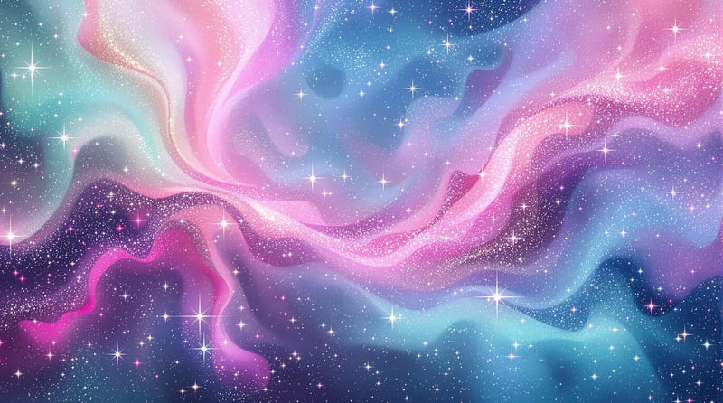 Sparklecore Nebula Glitter Background