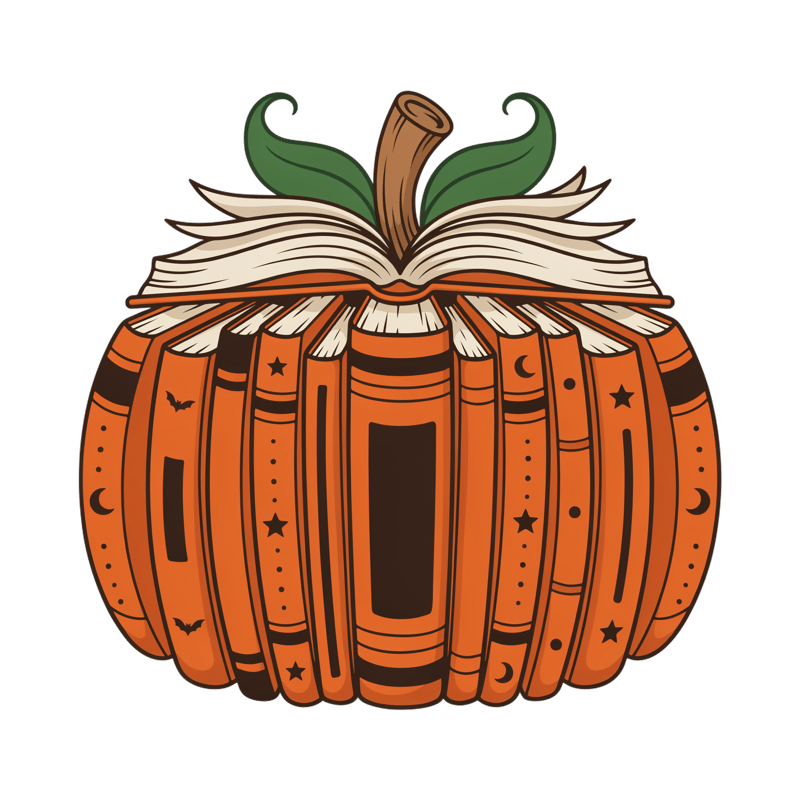 Pumpkin Book Silhouette
