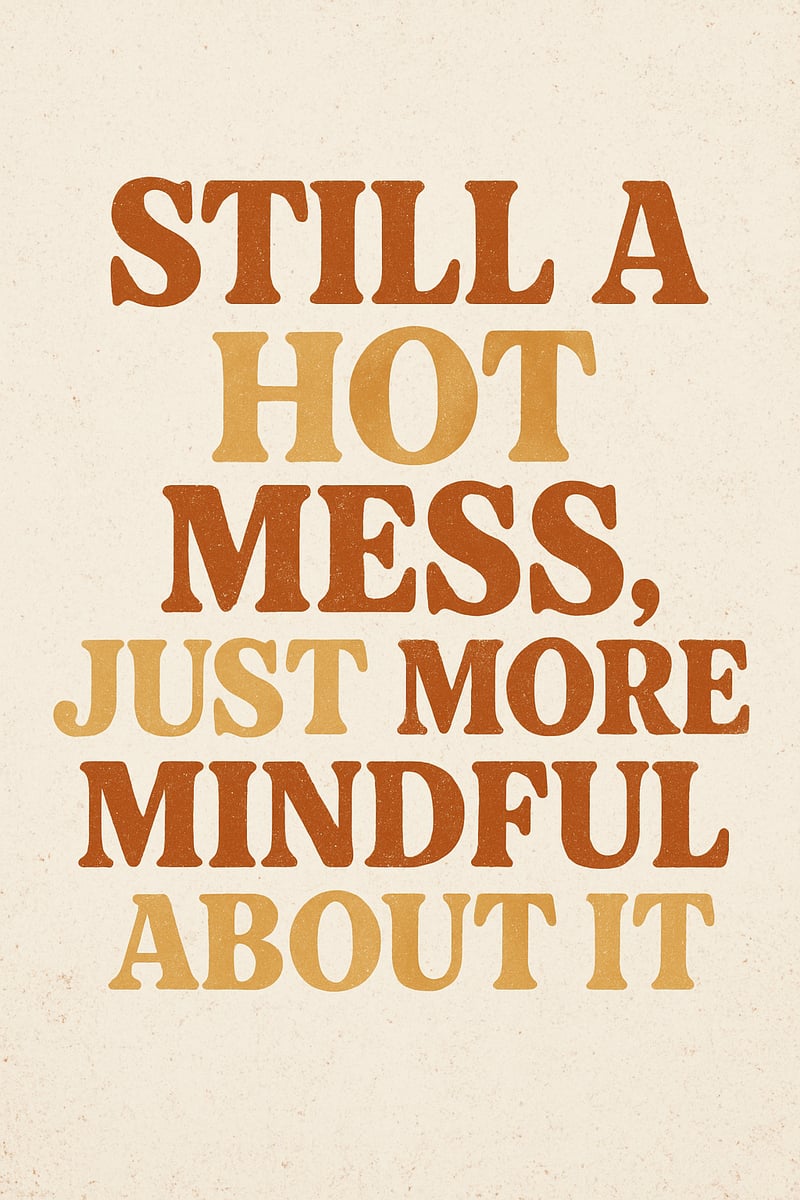 Retro Serif Stacked Typography