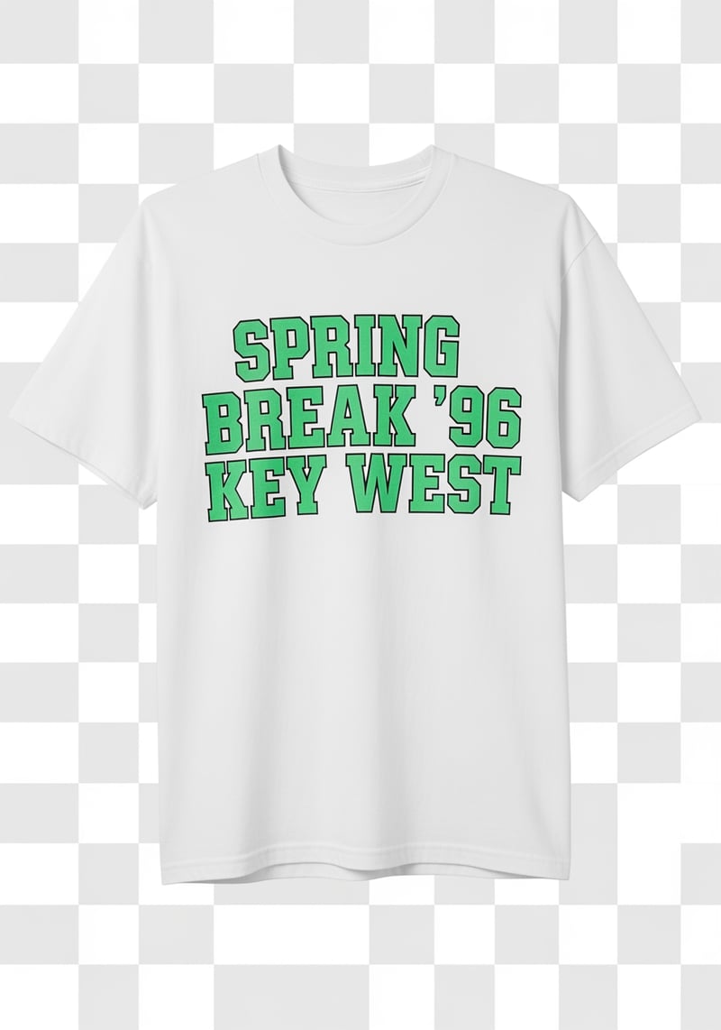 Mid-90s Key West Spring Break Tee