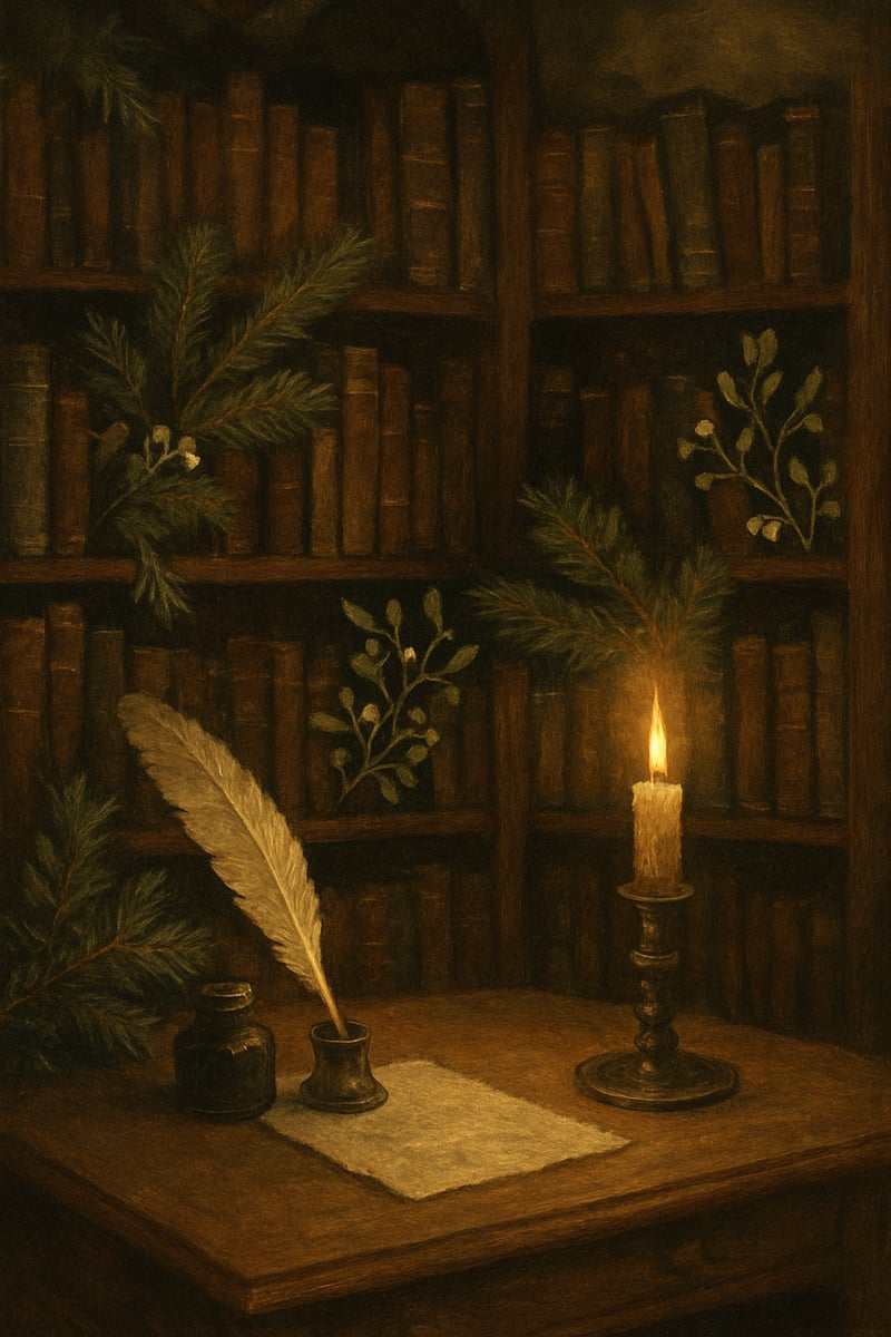 Vintage Dark Academia Study