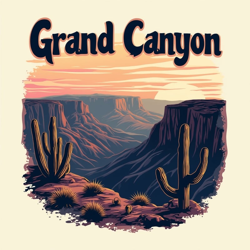 Grand Canyon T-Shirt Design