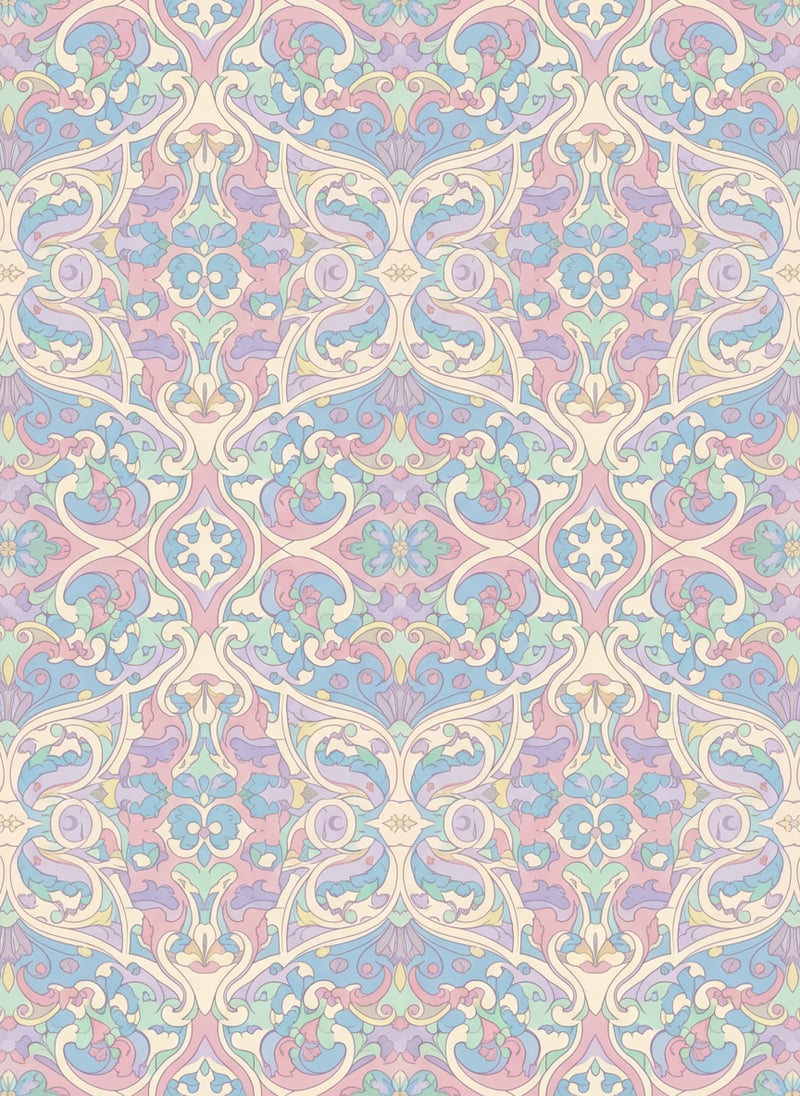 Pastel Tones Seamless Pattern