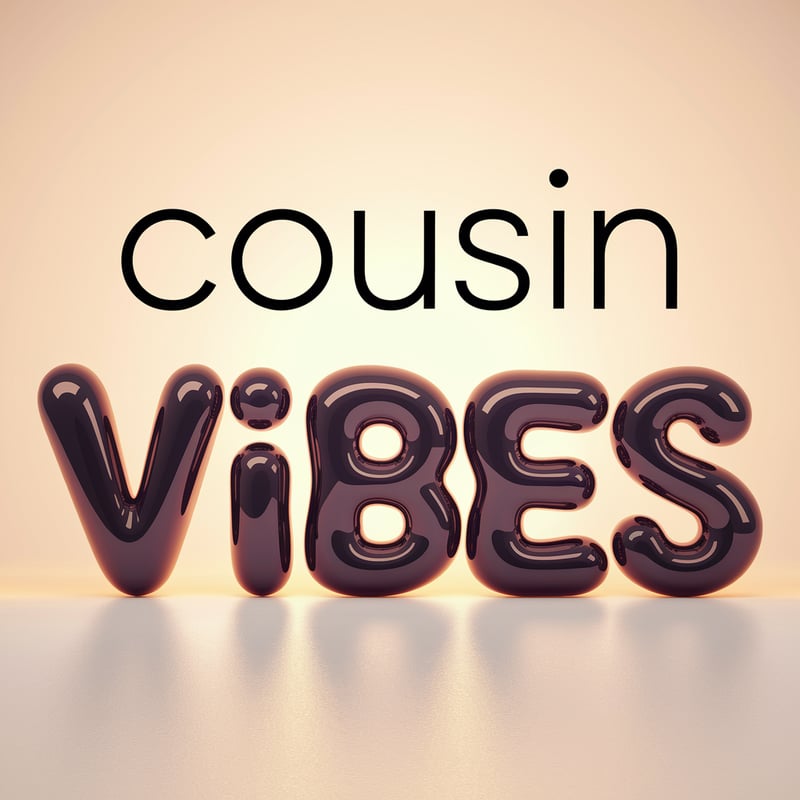 Cousin VIBES Minimalist Design