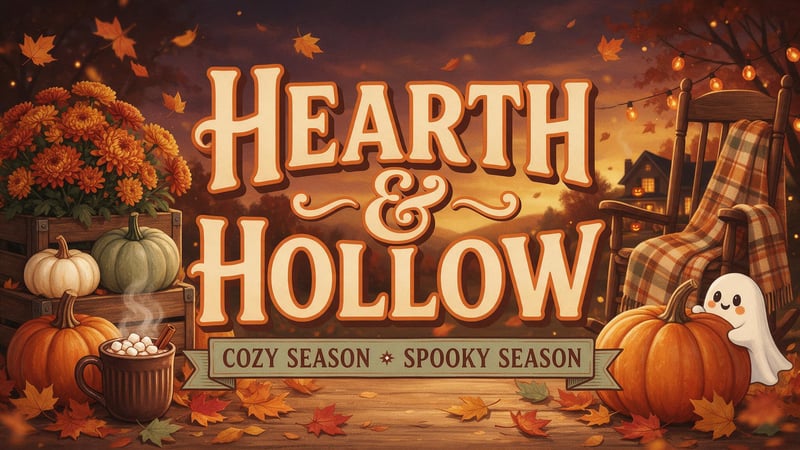 Hearth & Hollow Retro Autumn Banner