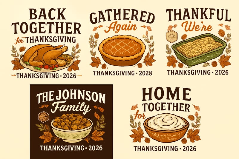 Thanksgiving Family Reunion Phrases