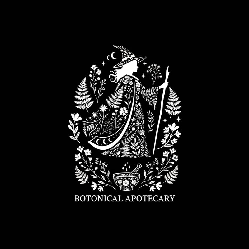 Botanical Witch Silhouette T-Shirt