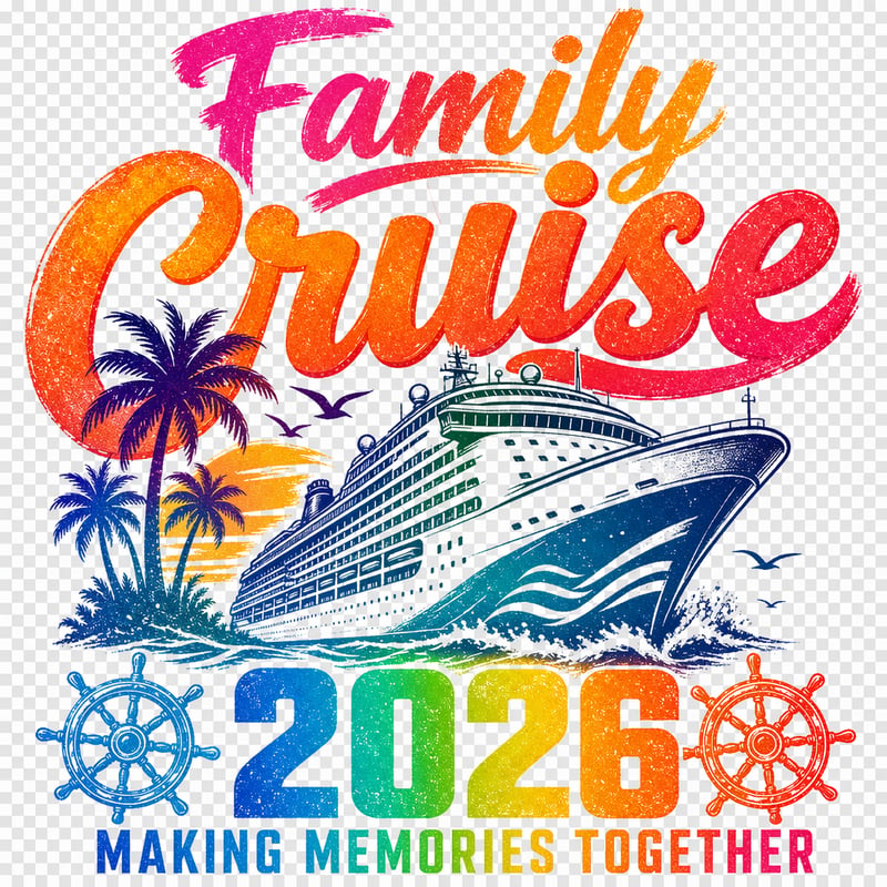Family Cruise 2026 T-Shirt Design