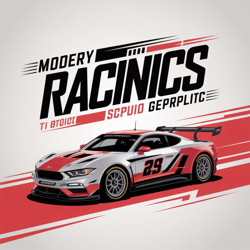 Modern Racing Graphics Layout